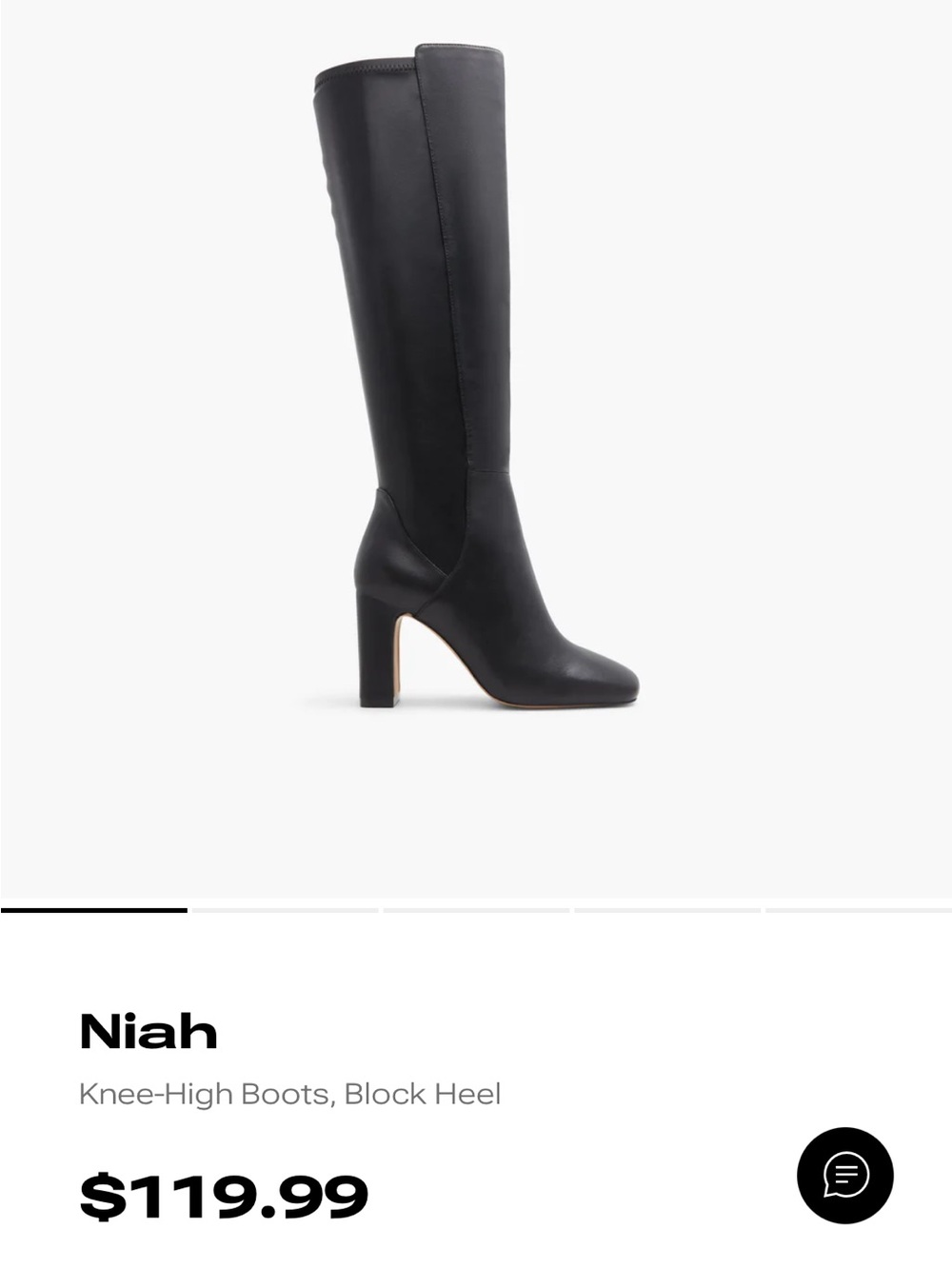 Call It Spring Niah Knee High Boots in Black
